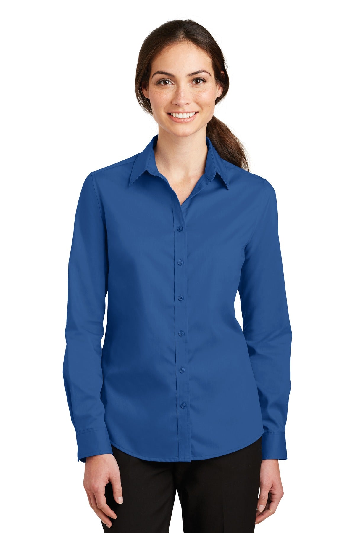 Port Authority ® Ladies SuperPro „¢ Twill Shirt. L663