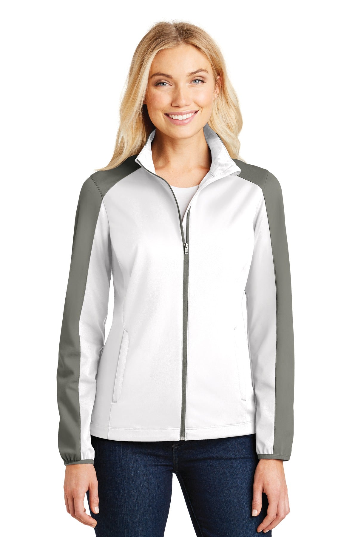Port Authority ® Ladies Active Colorblock Soft Shell Jacket. L718