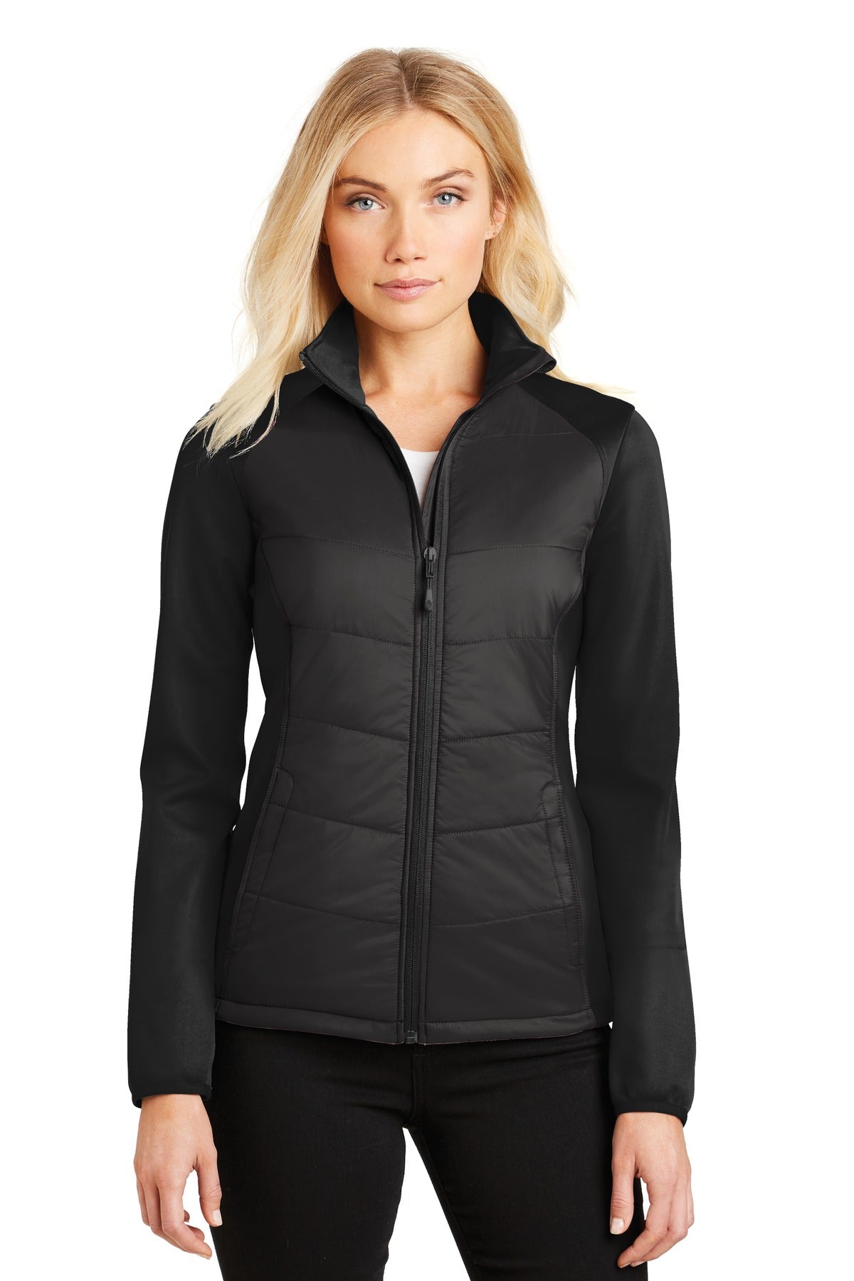 Port Authority ® Ladies Hybrid Soft Shell Jacket. L787