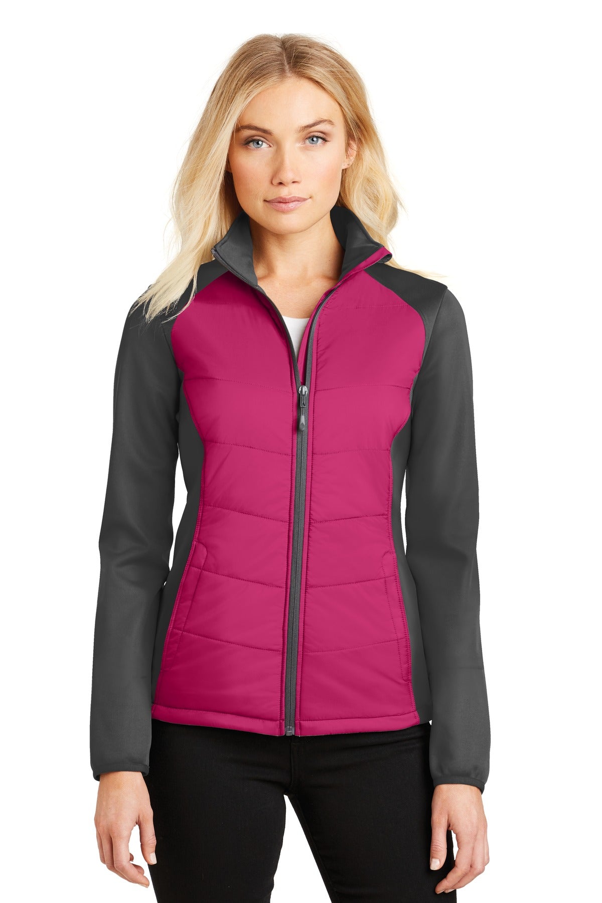 Port Authority ® Ladies Hybrid Soft Shell Jacket. L787
