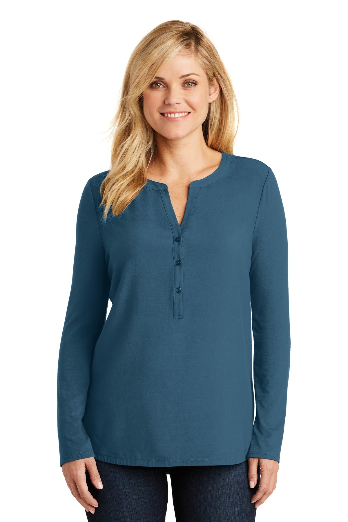 Port Authority ® Ladies Concept Henley Tunic. LK5432