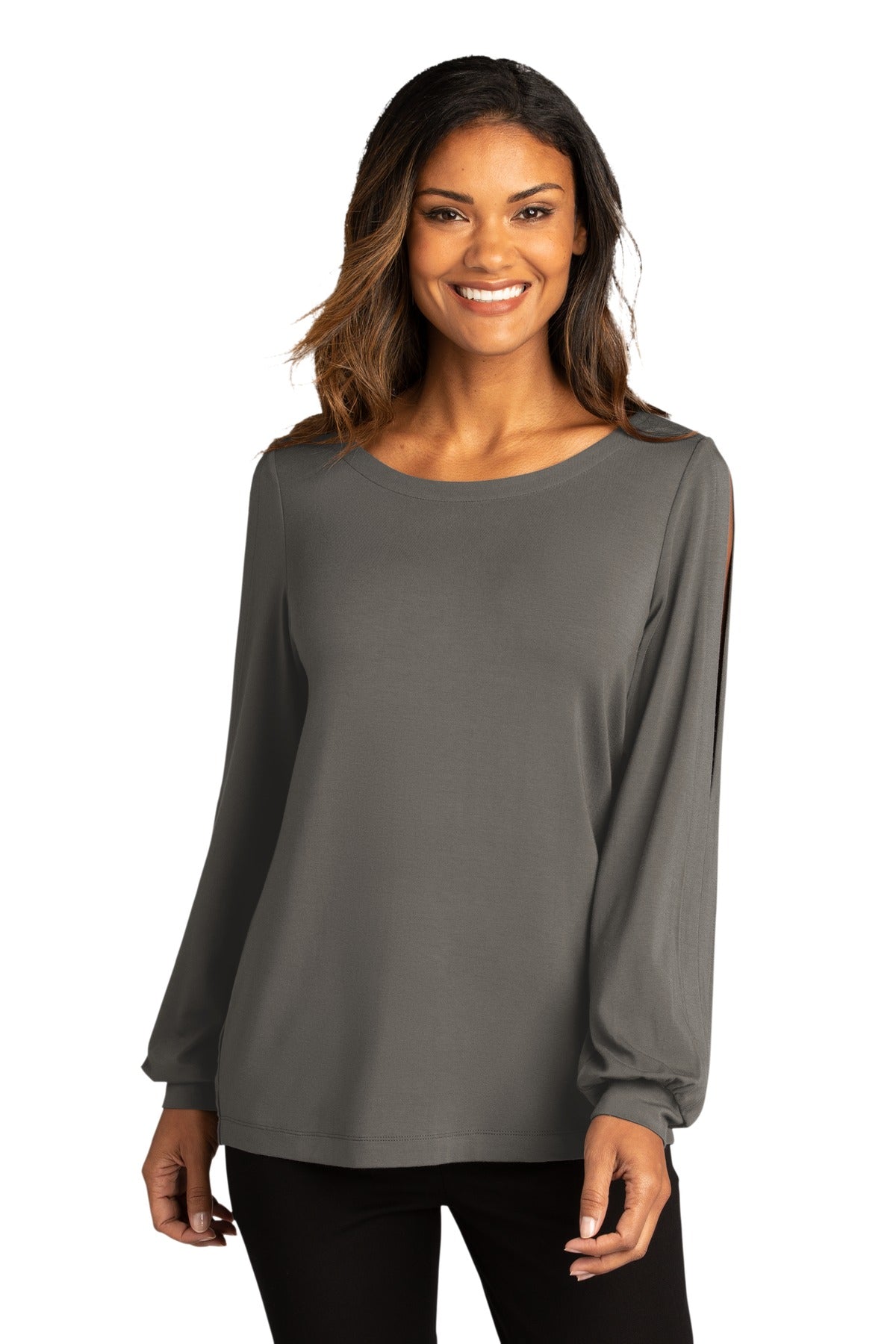 Port Authority  ® Ladies Luxe Knit Jewel Neck Top. LK5600