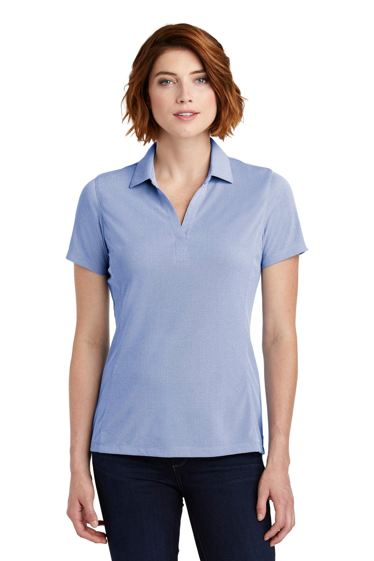 Port Authority  ® Ladies Poly Oxford Pique Polo. LK582