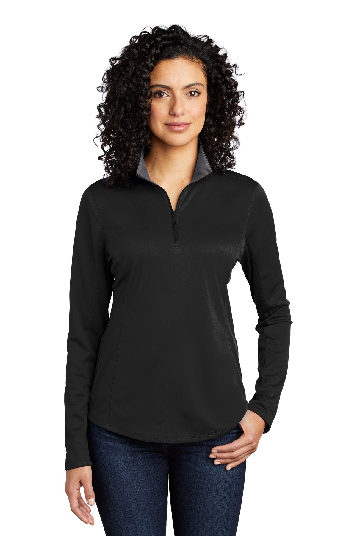 Port Authority  ® Ladies Silk Touch  „¢ Performance 1/4-Zip LK584