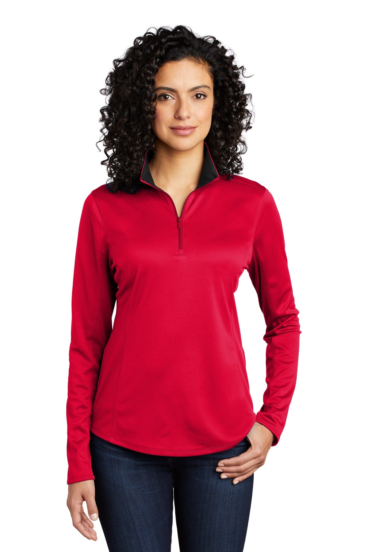 Port Authority  ® Ladies Silk Touch  „¢ Performance 1/4-Zip LK584