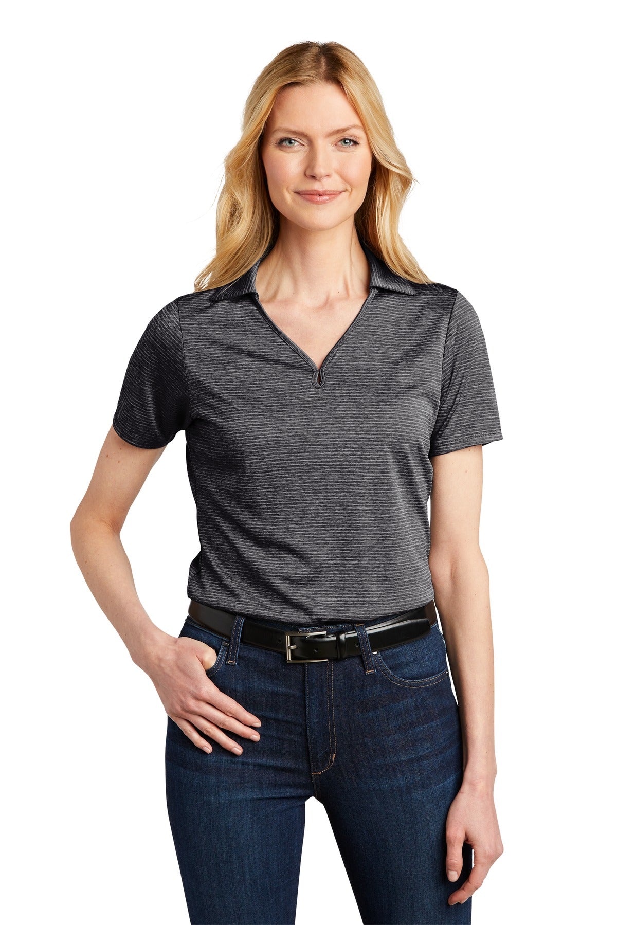 Port Authority  ® Ladies Shadow Stripe Polo. LK585