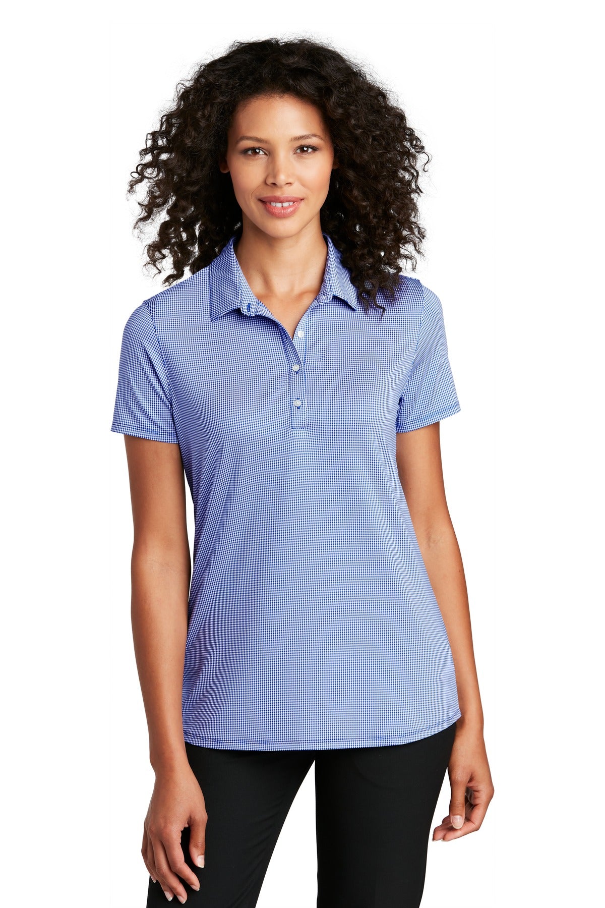 Port Authority  ® Ladies Gingham Polo LK646