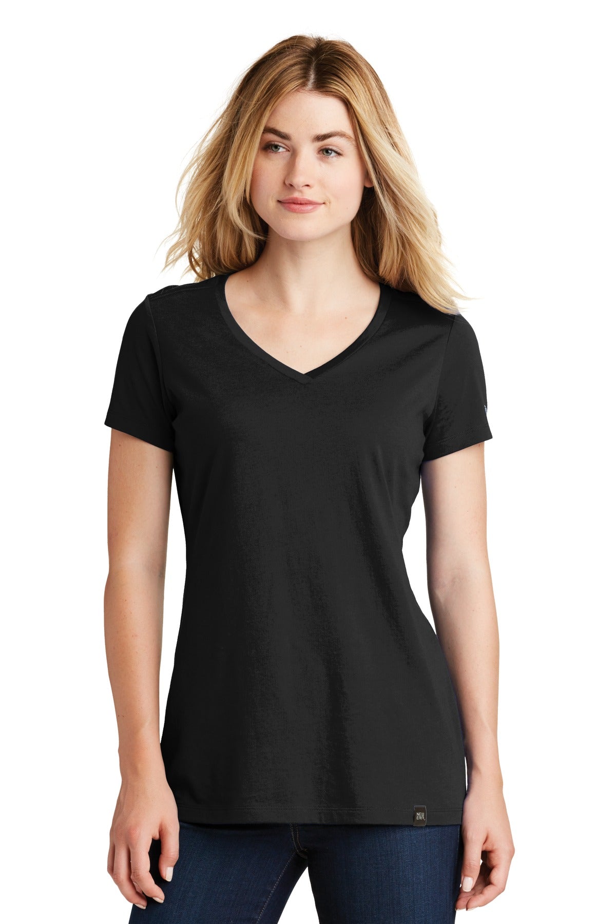 New Era  ® Ladies Heritage Blend V-Neck Tee. LNEA101