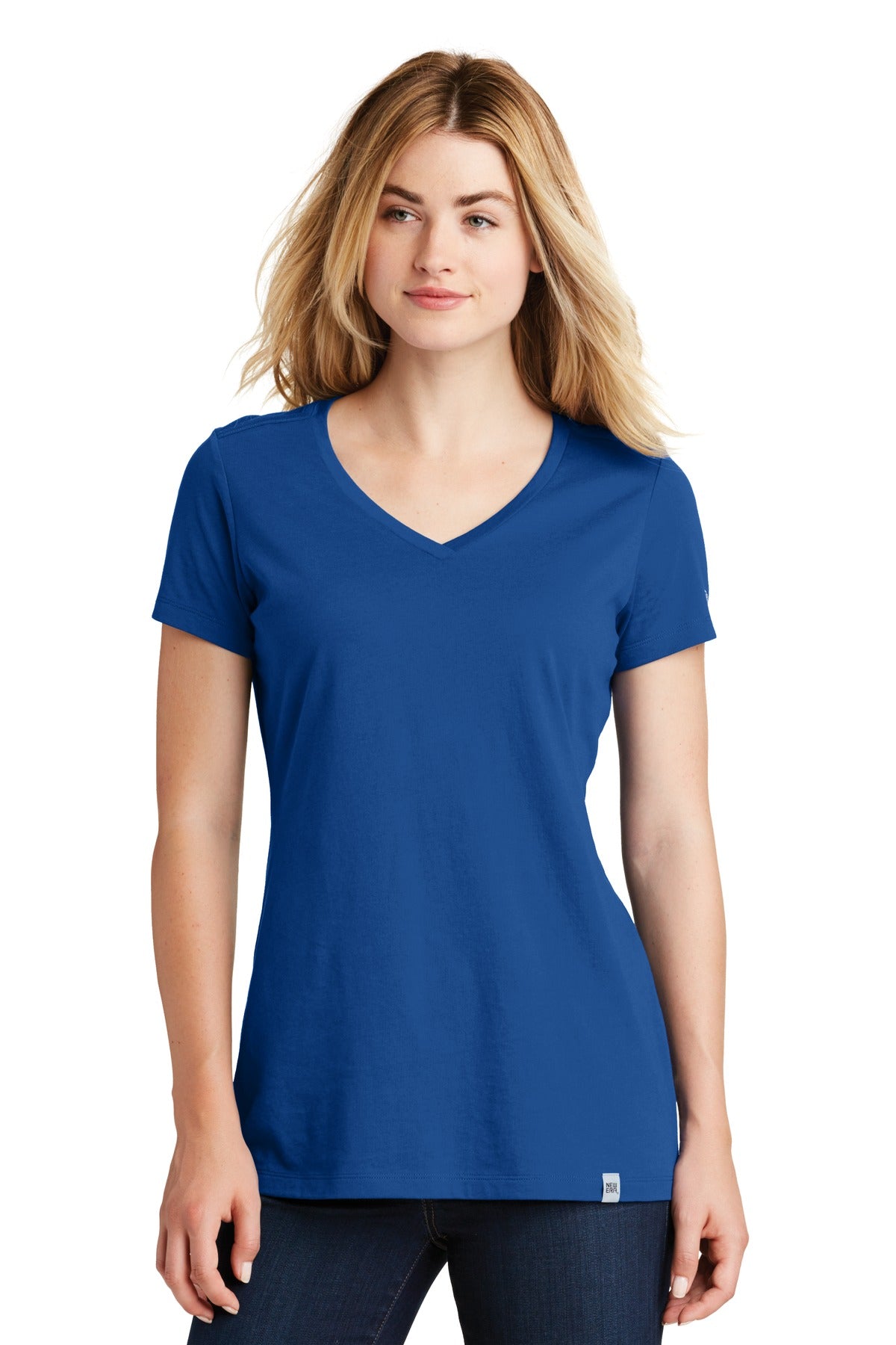New Era  ® Ladies Heritage Blend V-Neck Tee. LNEA101