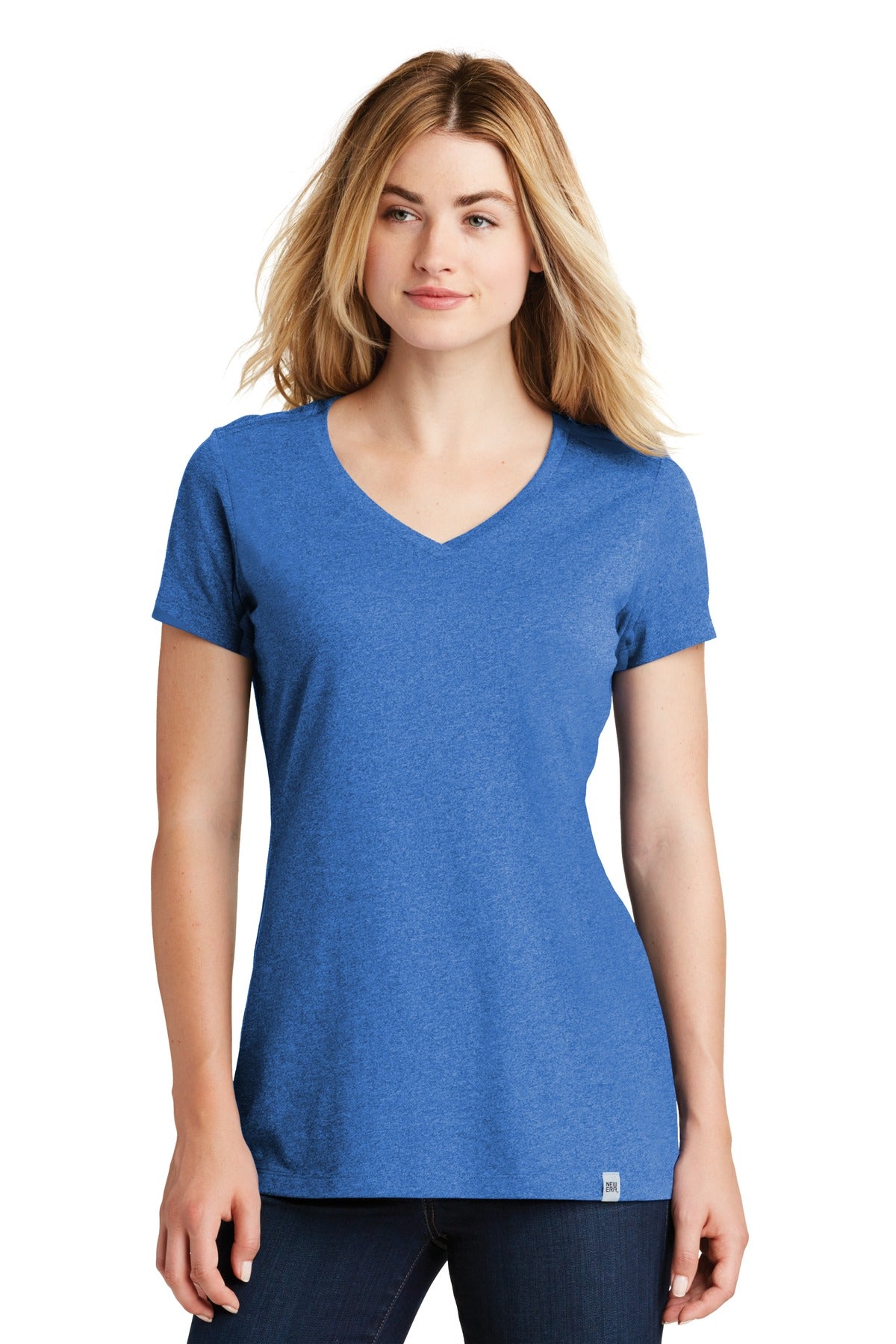 New Era  ® Ladies Heritage Blend V-Neck Tee. LNEA101
