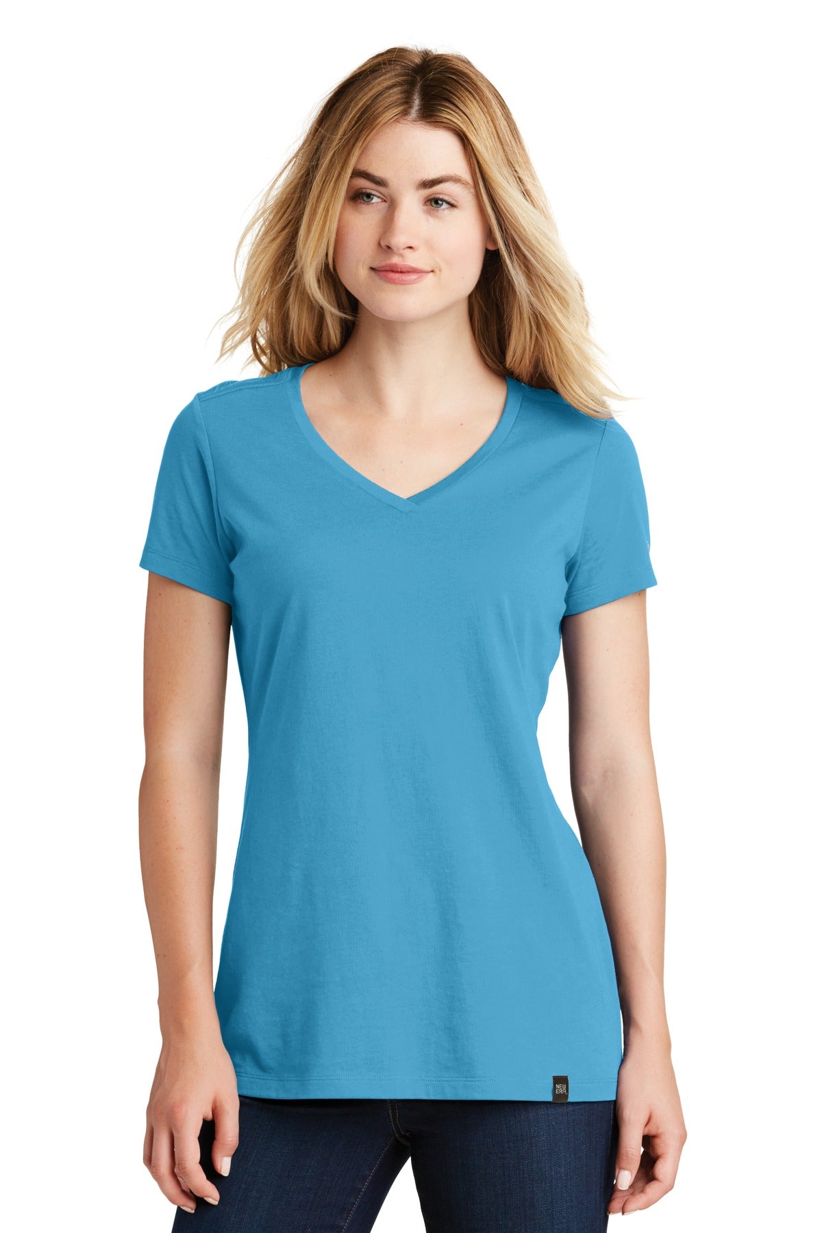 New Era  ® Ladies Heritage Blend V-Neck Tee. LNEA101