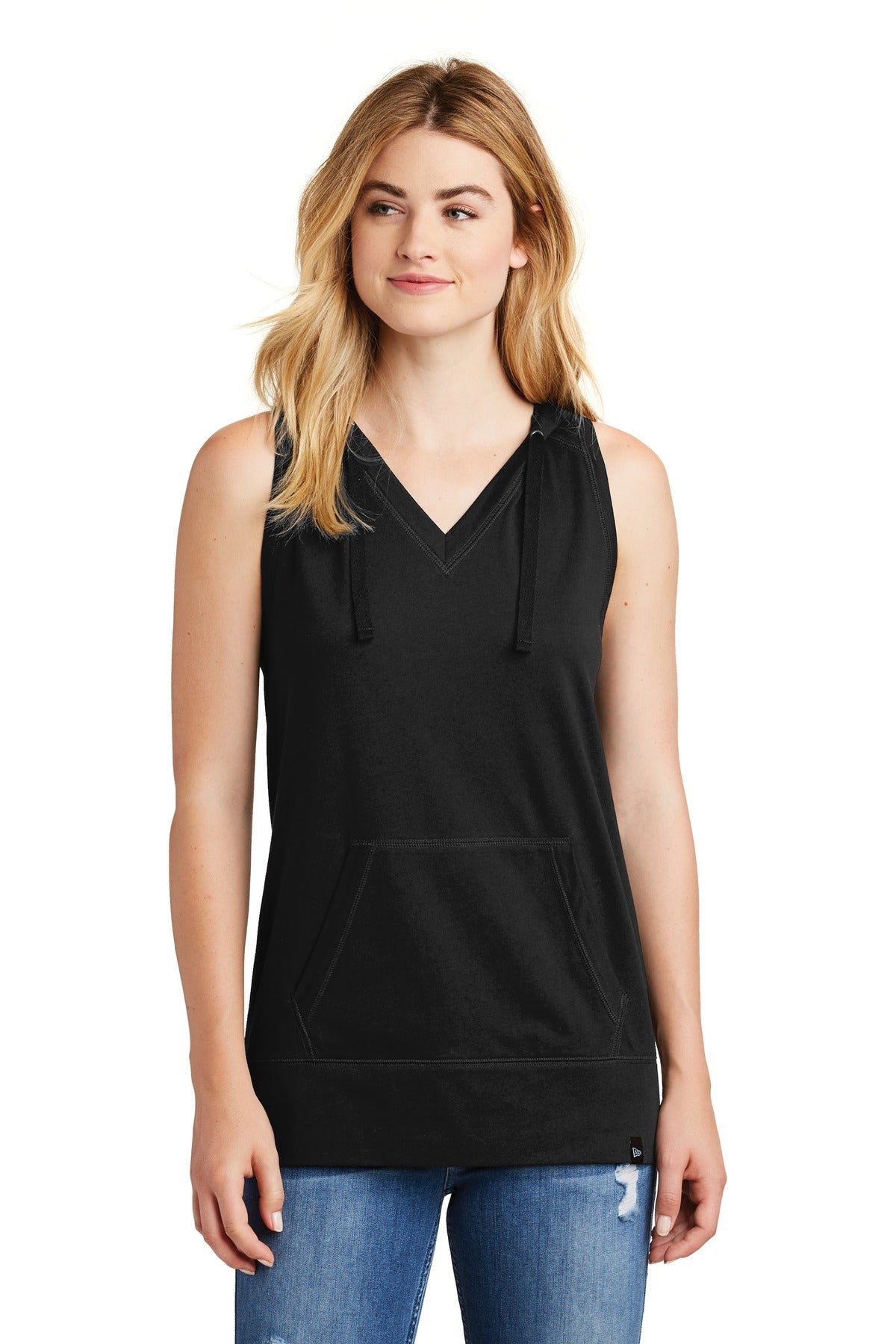 New Era  ® Ladies Heritage Blend Hoodie Tank. LNEA106