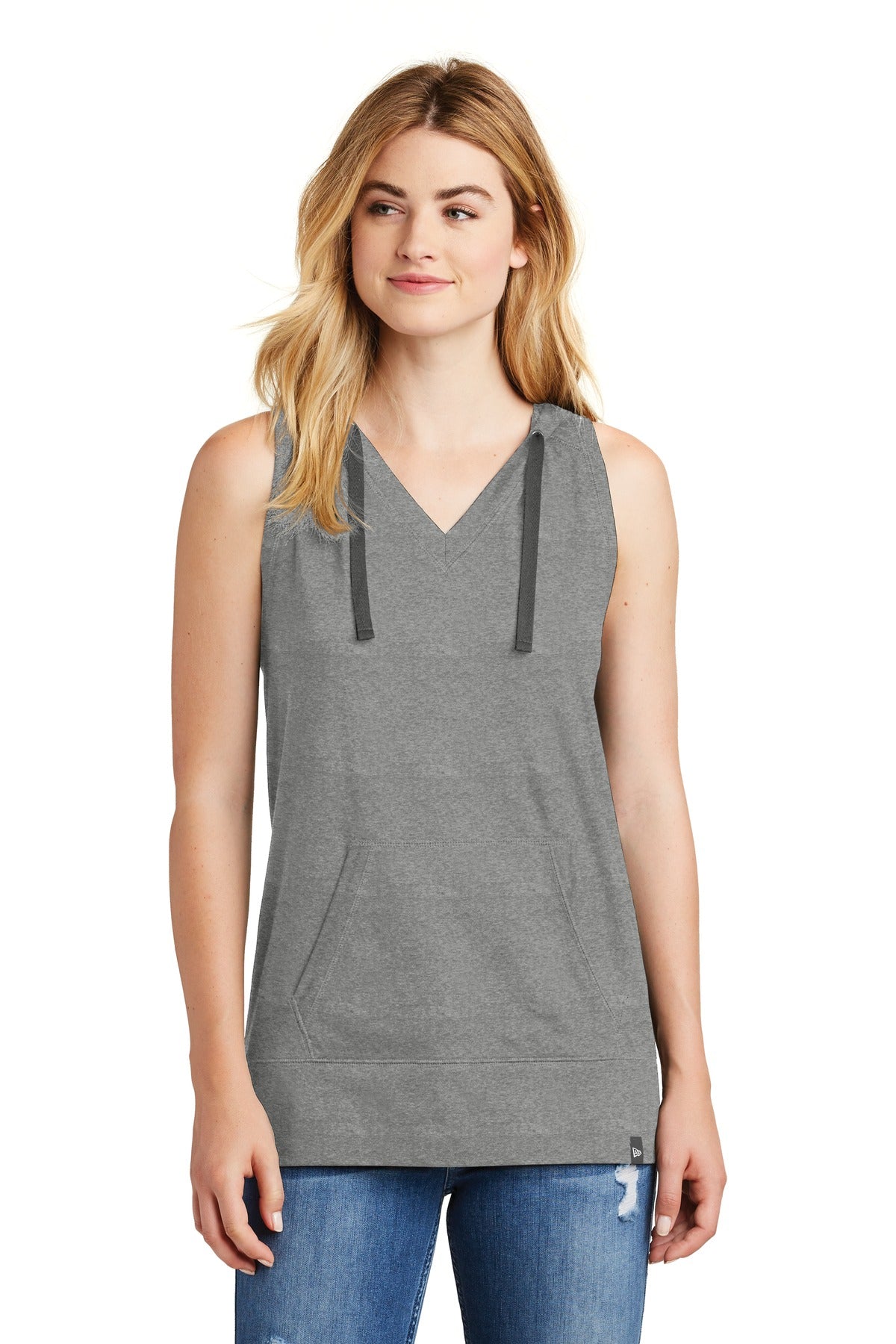 New Era  ® Ladies Heritage Blend Hoodie Tank. LNEA106