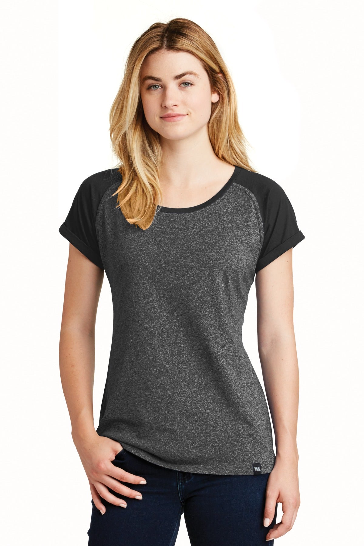 New Era  ® Ladies Heritage Blend Varsity Tee. LNEA107