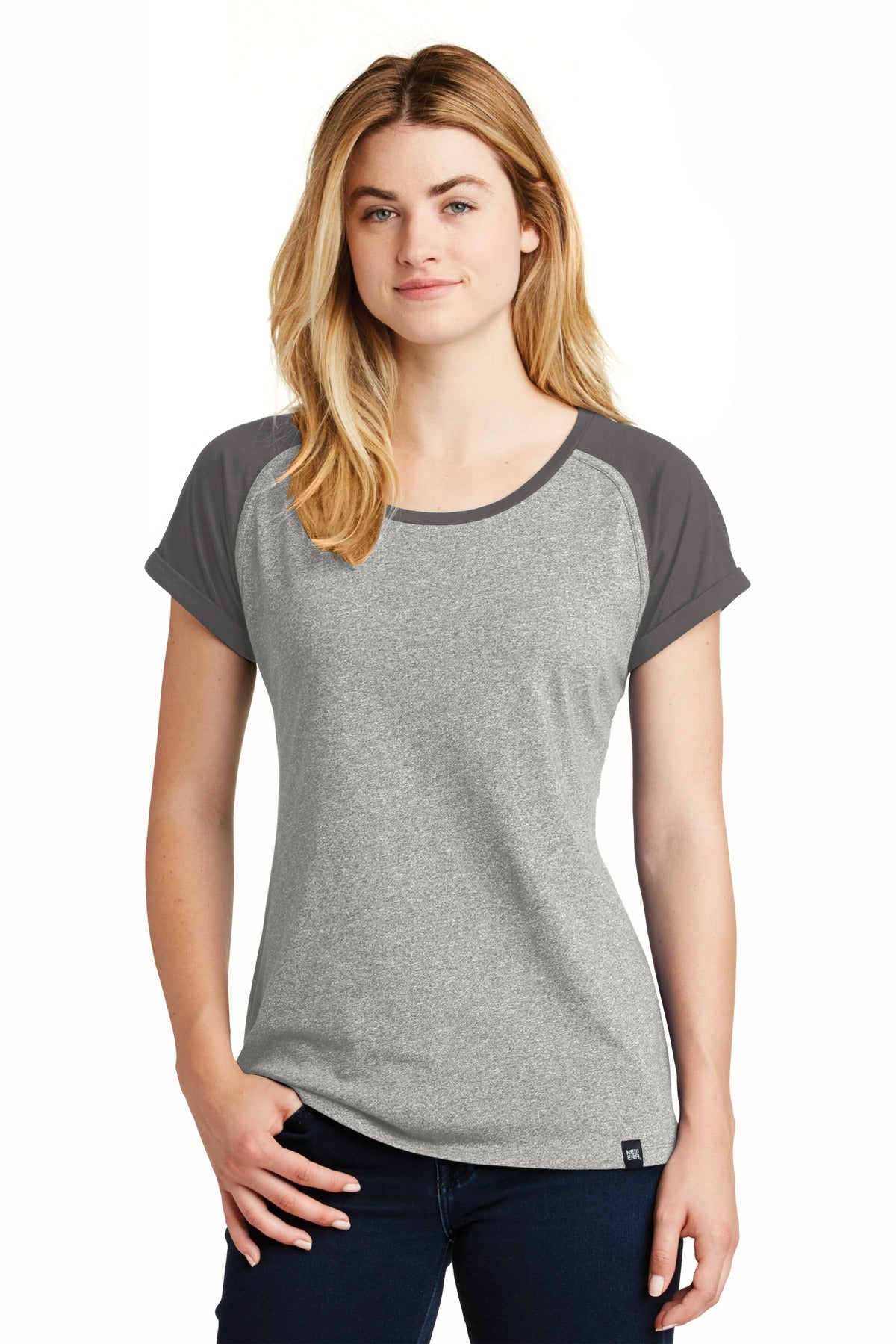 New Era  ® Ladies Heritage Blend Varsity Tee. LNEA107