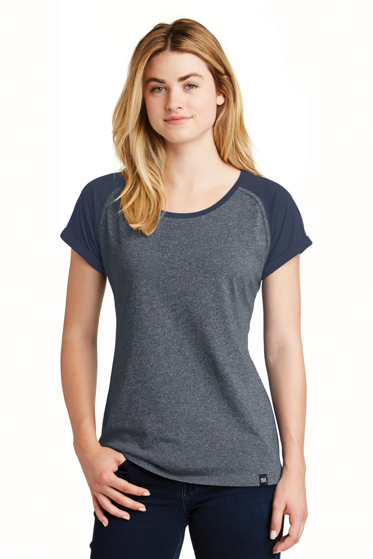 New Era  ® Ladies Heritage Blend Varsity Tee. LNEA107
