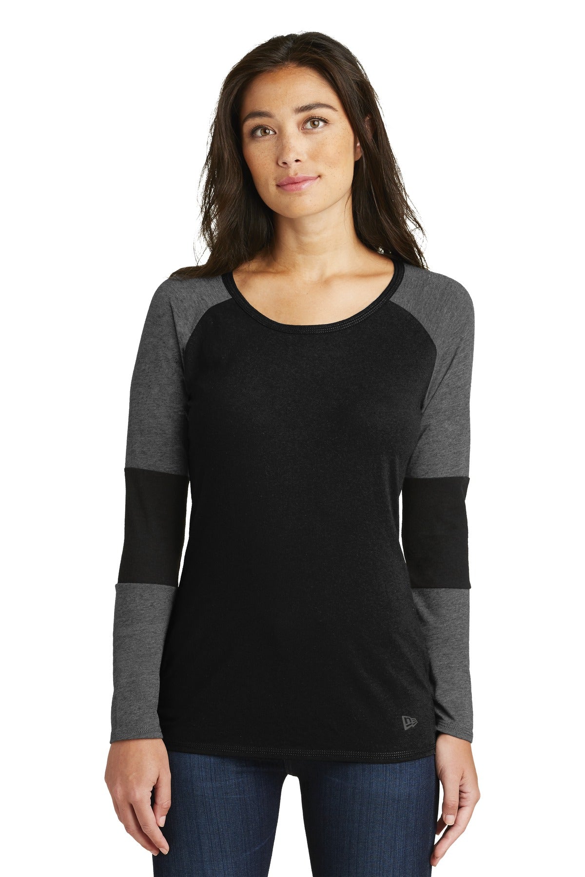 New Era  ® Ladies Tri-Blend Performance Baseball Tee. LNEA132