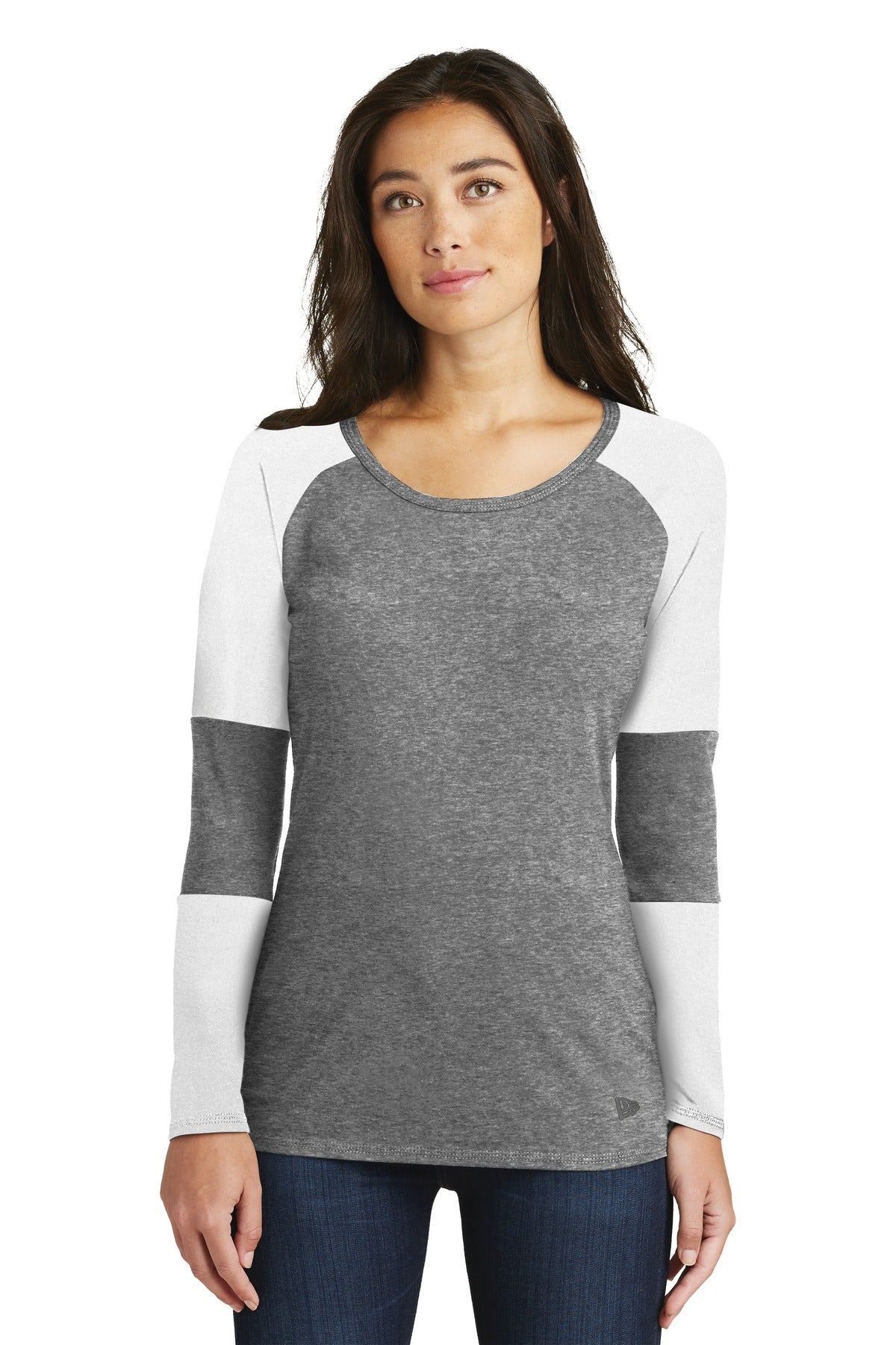 New Era  ® Ladies Tri-Blend Performance Baseball Tee. LNEA132