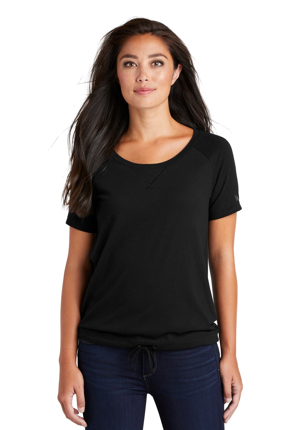 New Era  ® Ladies Tri-Blend Performance Cinch Tee. LNEA133