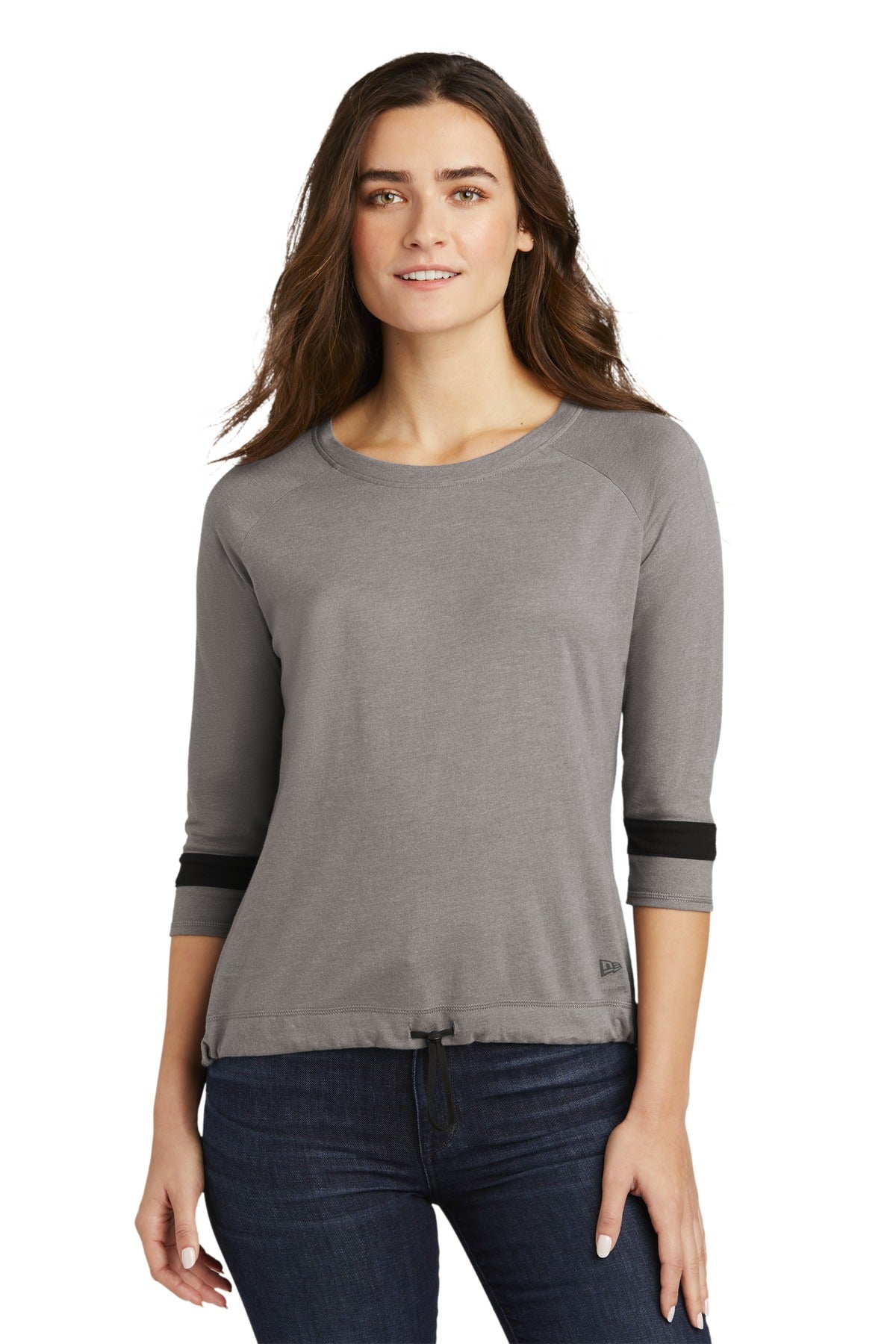 New Era  ® Ladies Tri-Blend 3/4-Sleeve Tee LNEA136