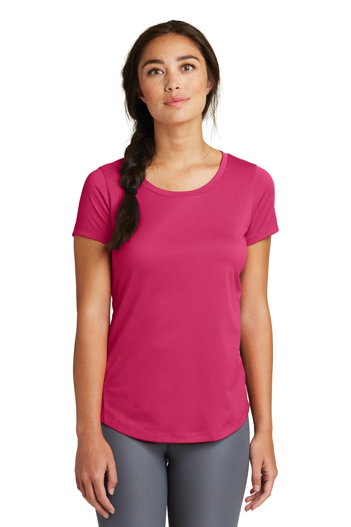 New Era  ® Ladies Series Performance Scoop Tee. LNEA200