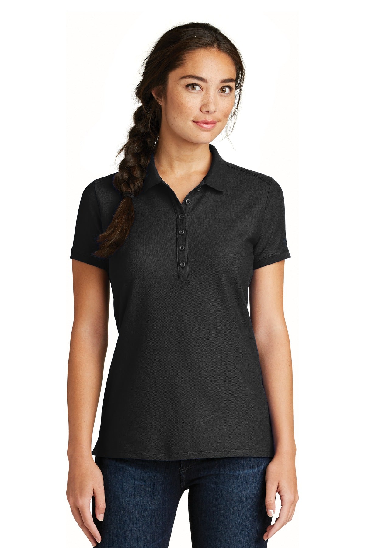 New Era  ® Ladies Venue Home Plate Polo. LNEA300