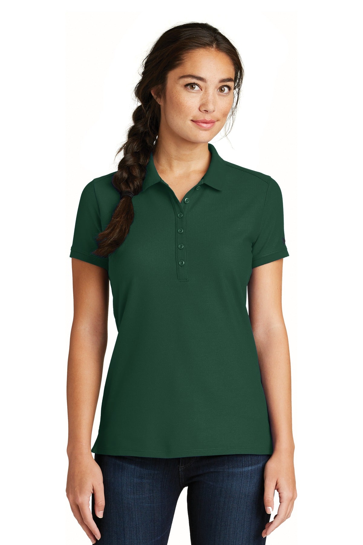 New Era  ® Ladies Venue Home Plate Polo. LNEA300