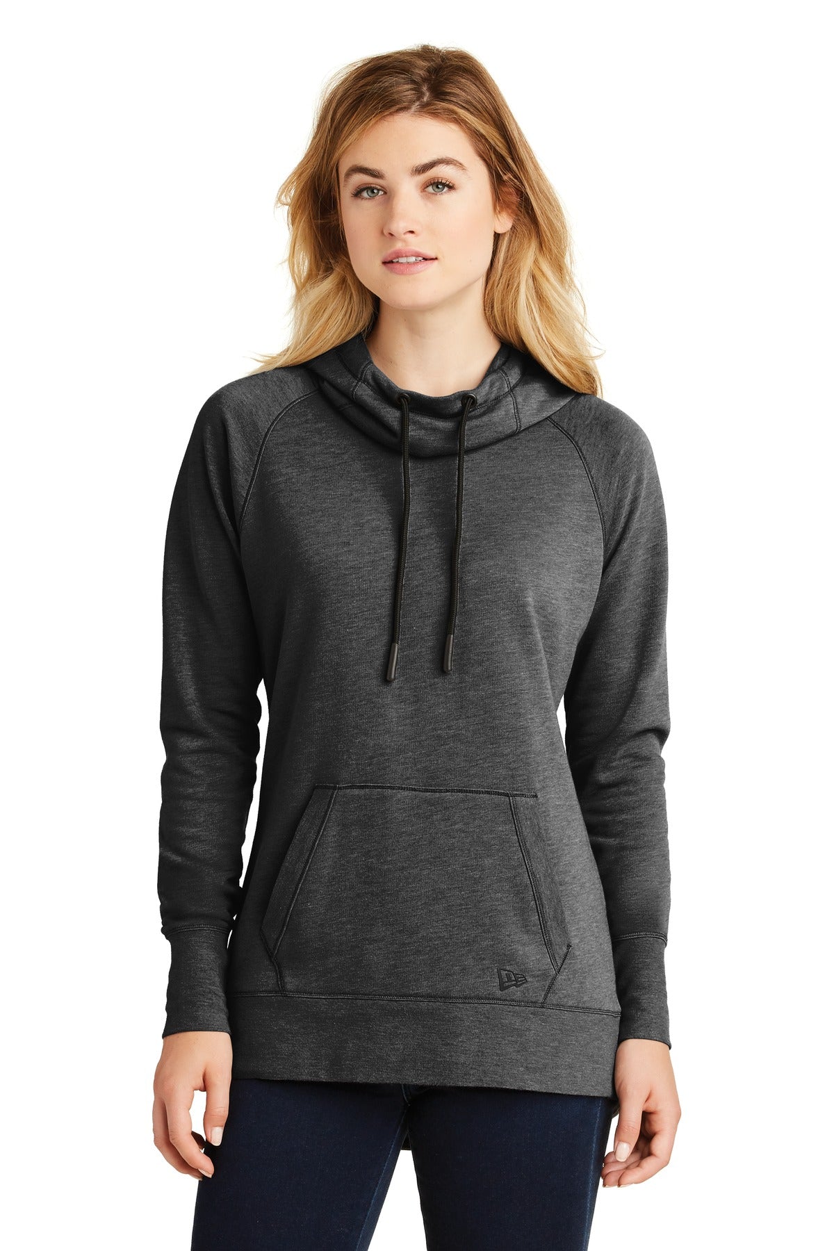 New Era  ® Ladies Tri-Blend Fleece Pullover Hoodie. LNEA510