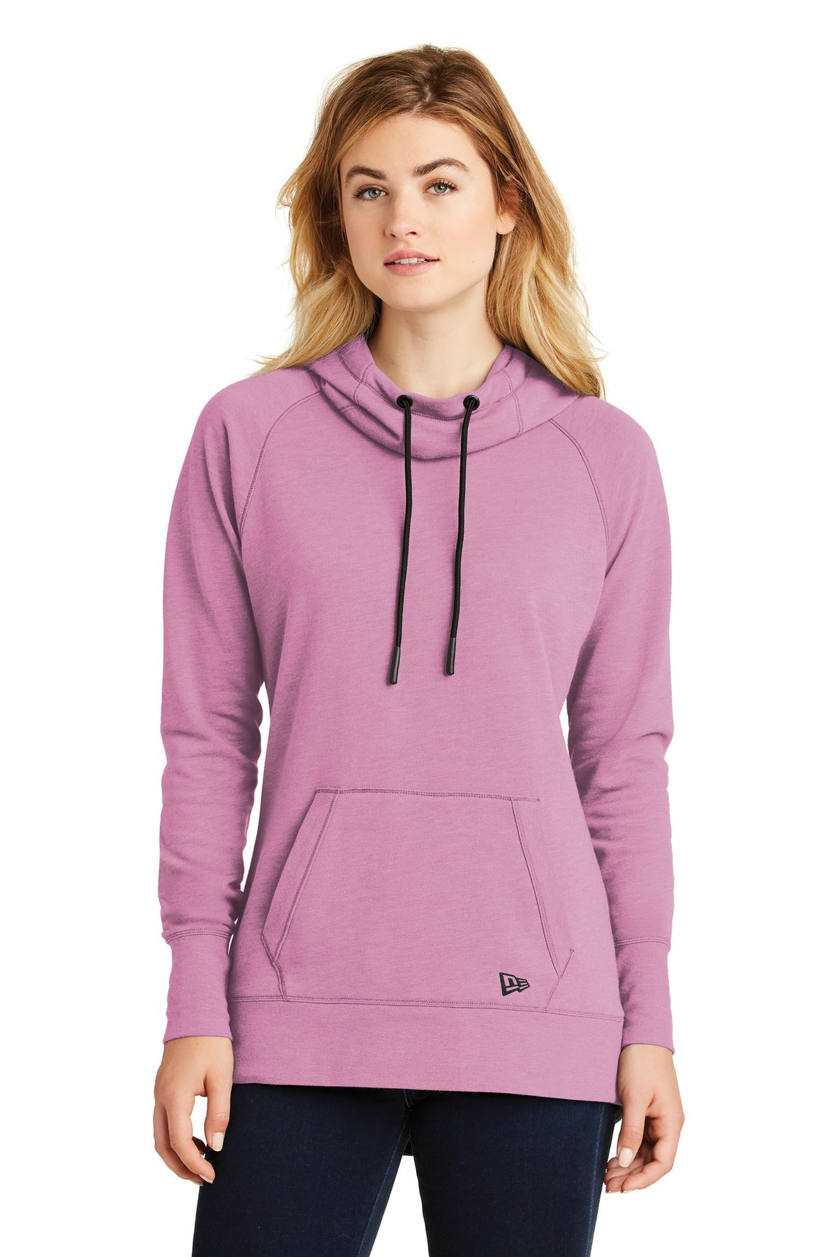 New Era  ® Ladies Tri-Blend Fleece Pullover Hoodie. LNEA510