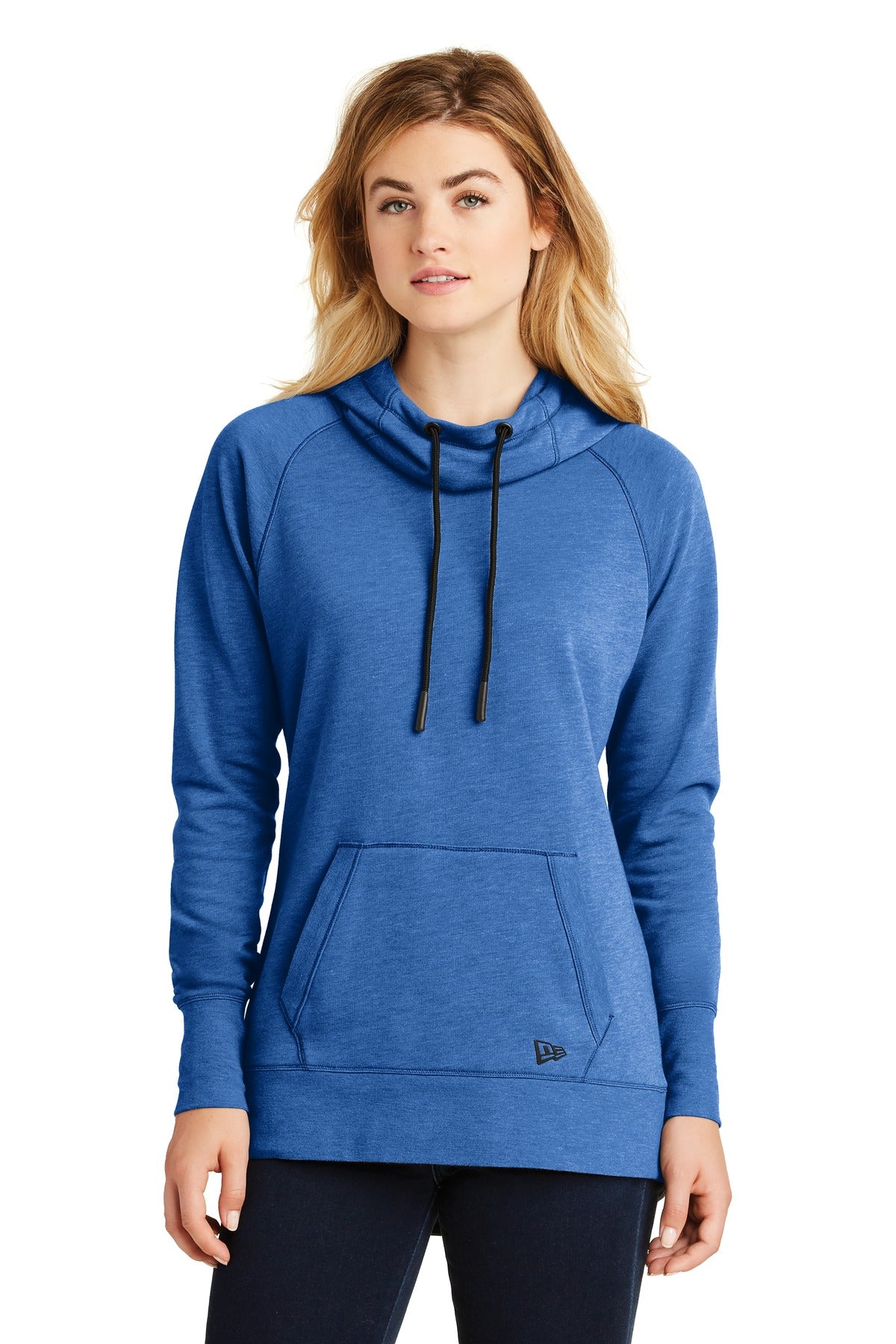 New Era  ® Ladies Tri-Blend Fleece Pullover Hoodie. LNEA510