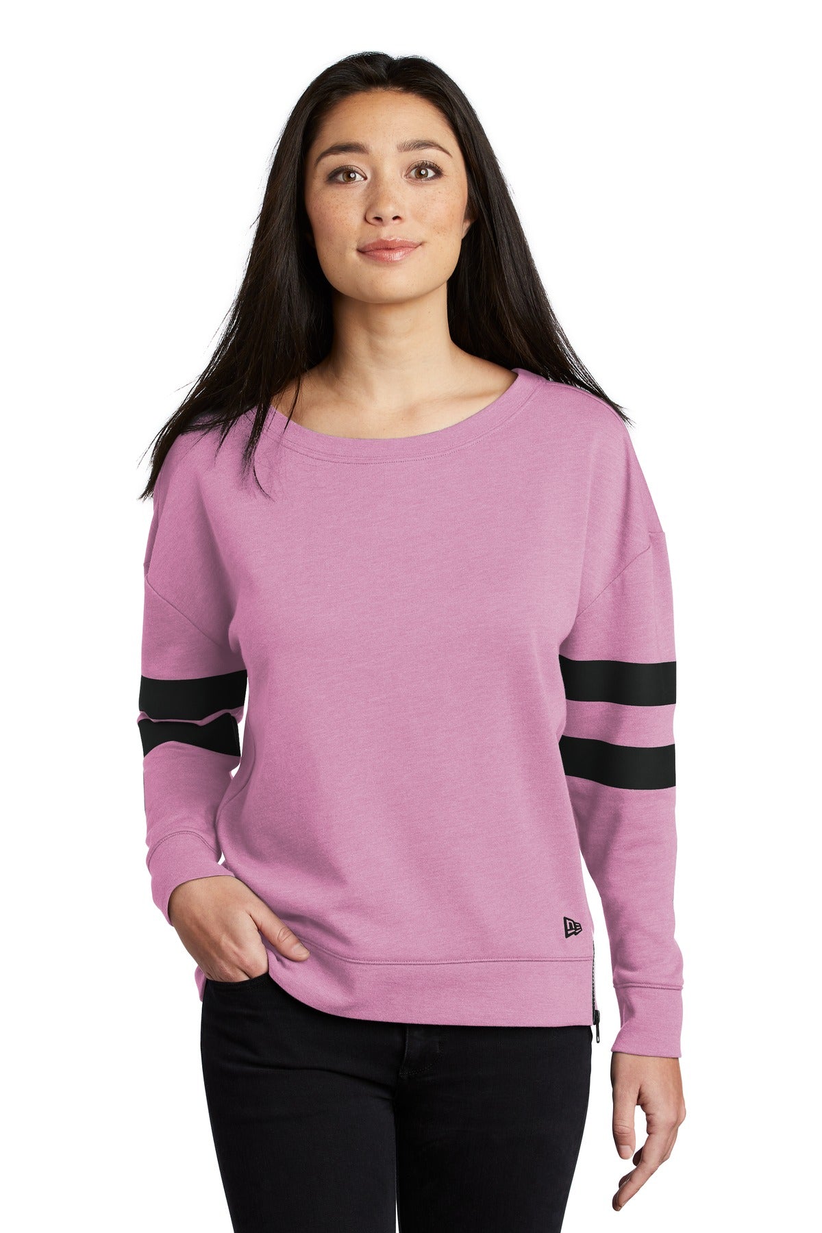 New Era  ® Ladies Tri-Blend Fleece Varsity Crew LNEA513
