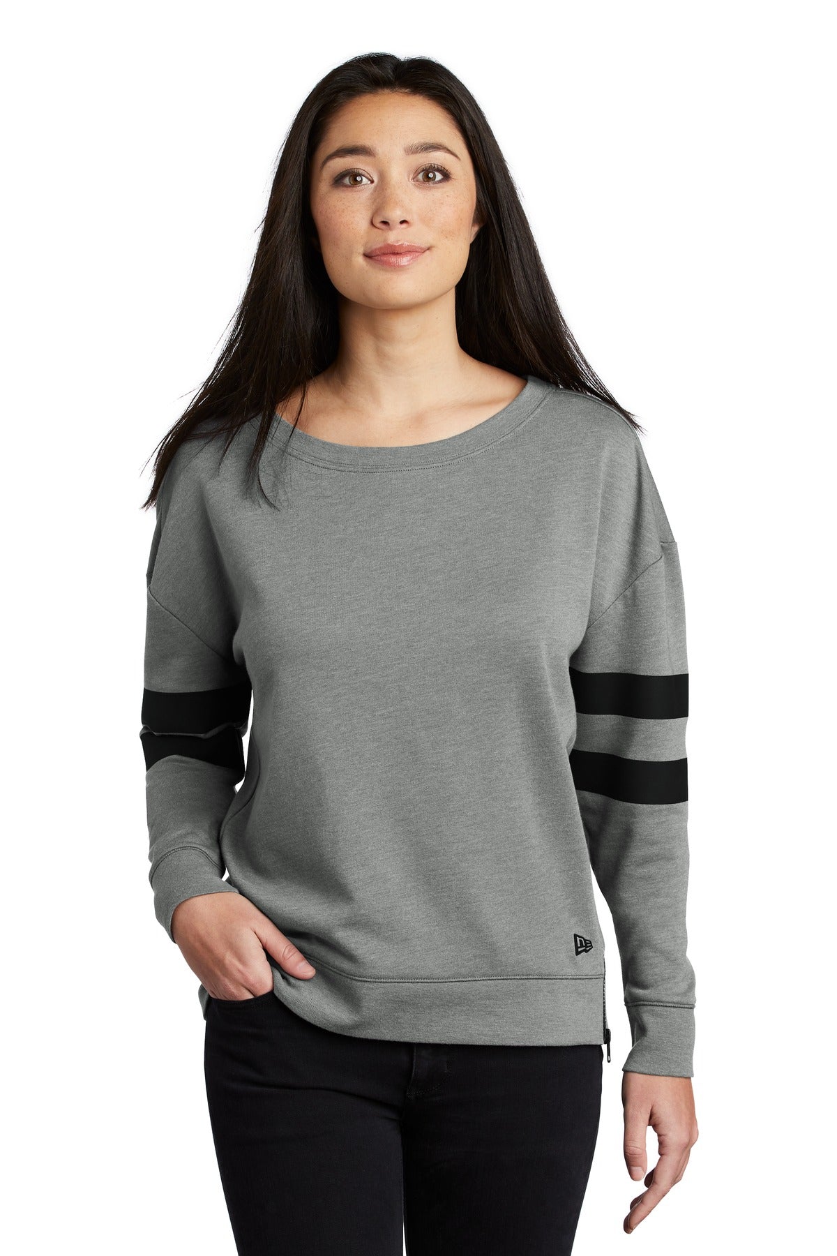 New Era  ® Ladies Tri-Blend Fleece Varsity Crew LNEA513