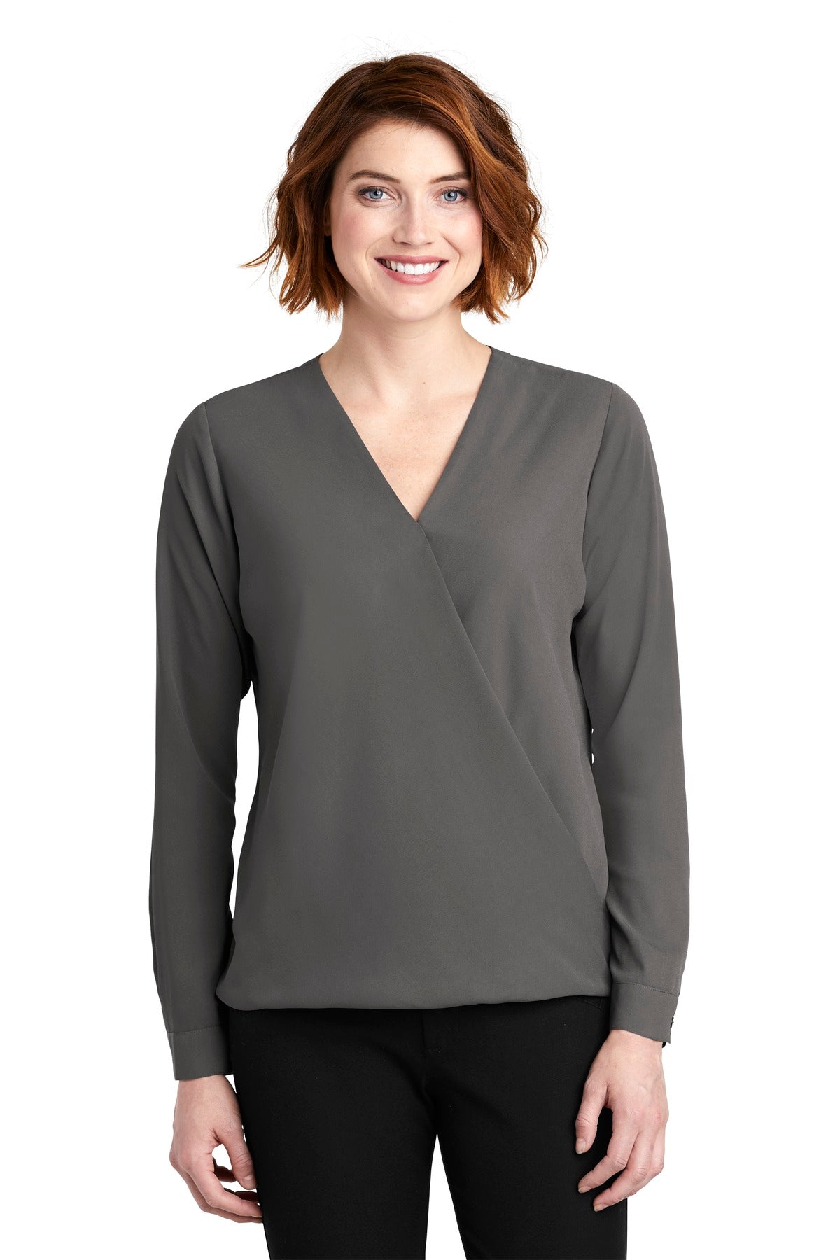 Port Authority  ® Ladies Wrap Blouse. LW702
