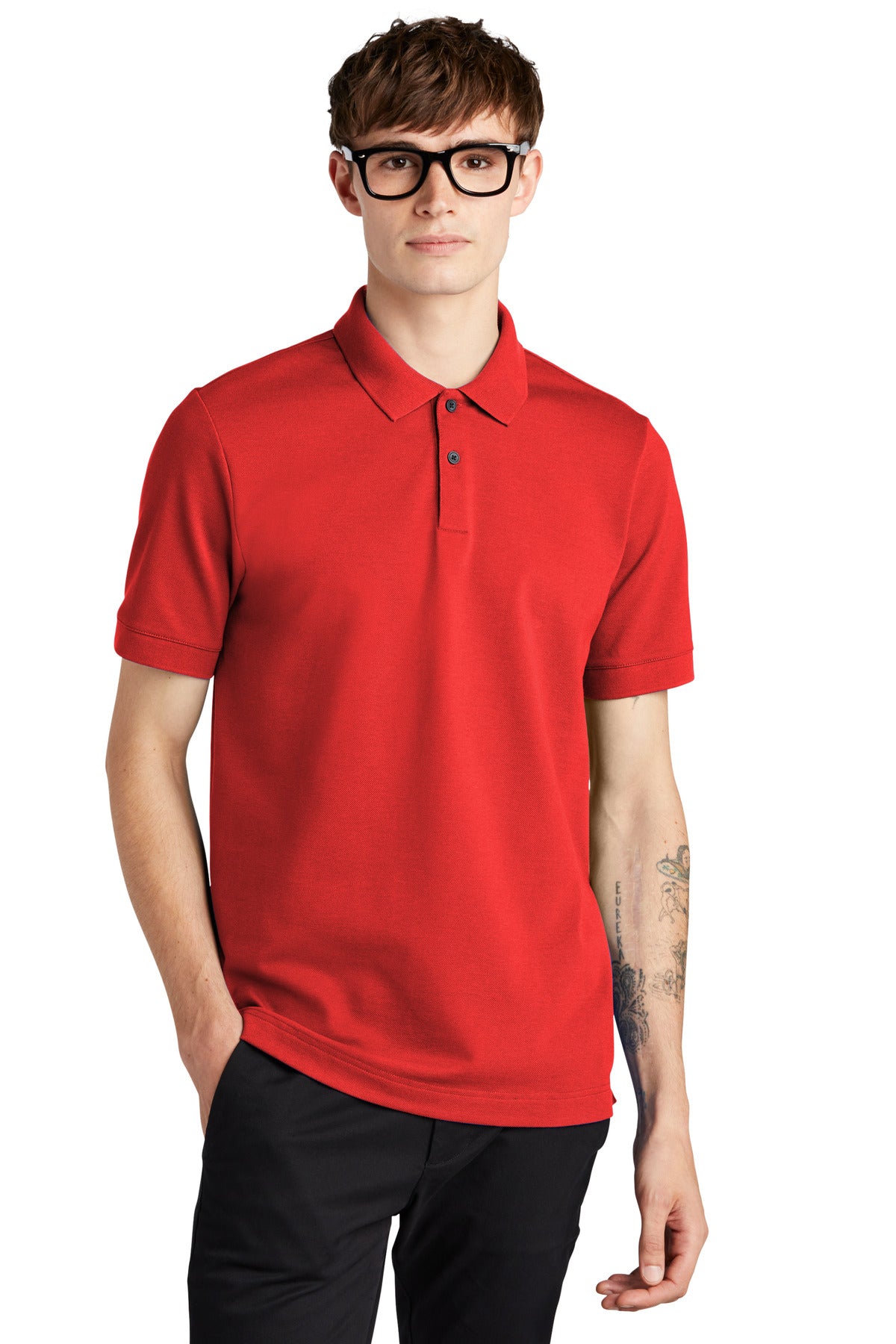 MERCER+METTLE Stretch Heavyweight Pique Polo MM1000