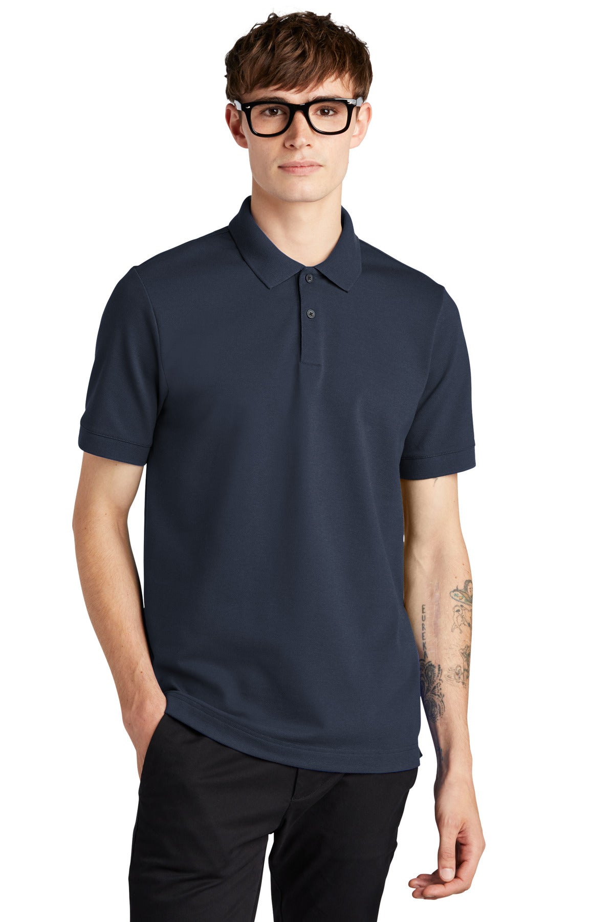 MERCER+METTLE Stretch Heavyweight Pique Polo MM1000