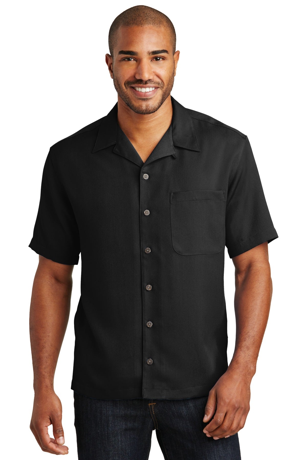 PA  Easy Care Camp Shirt.  S535