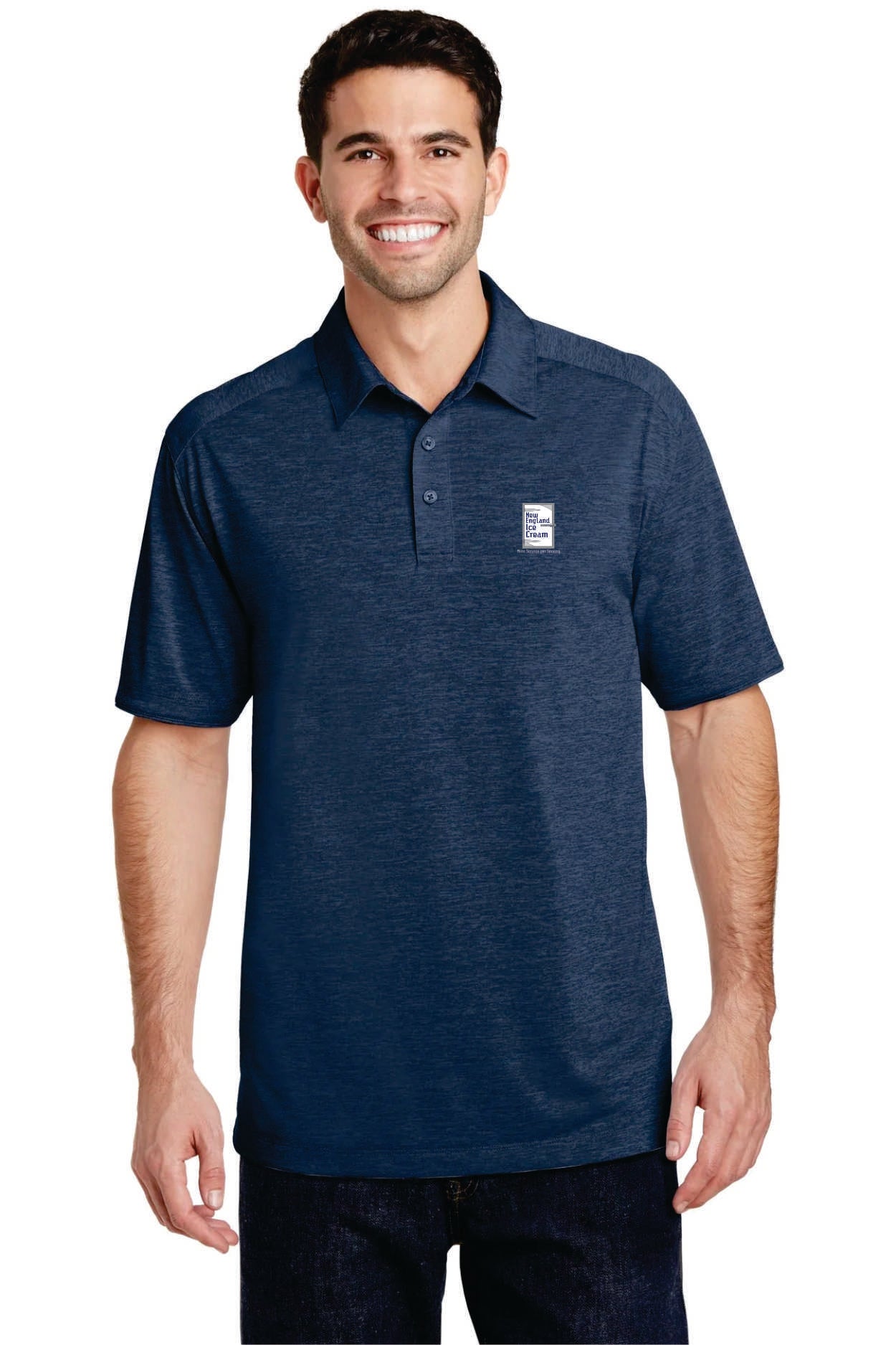 PA Digi Heather Performance Polo. NEIC-K574