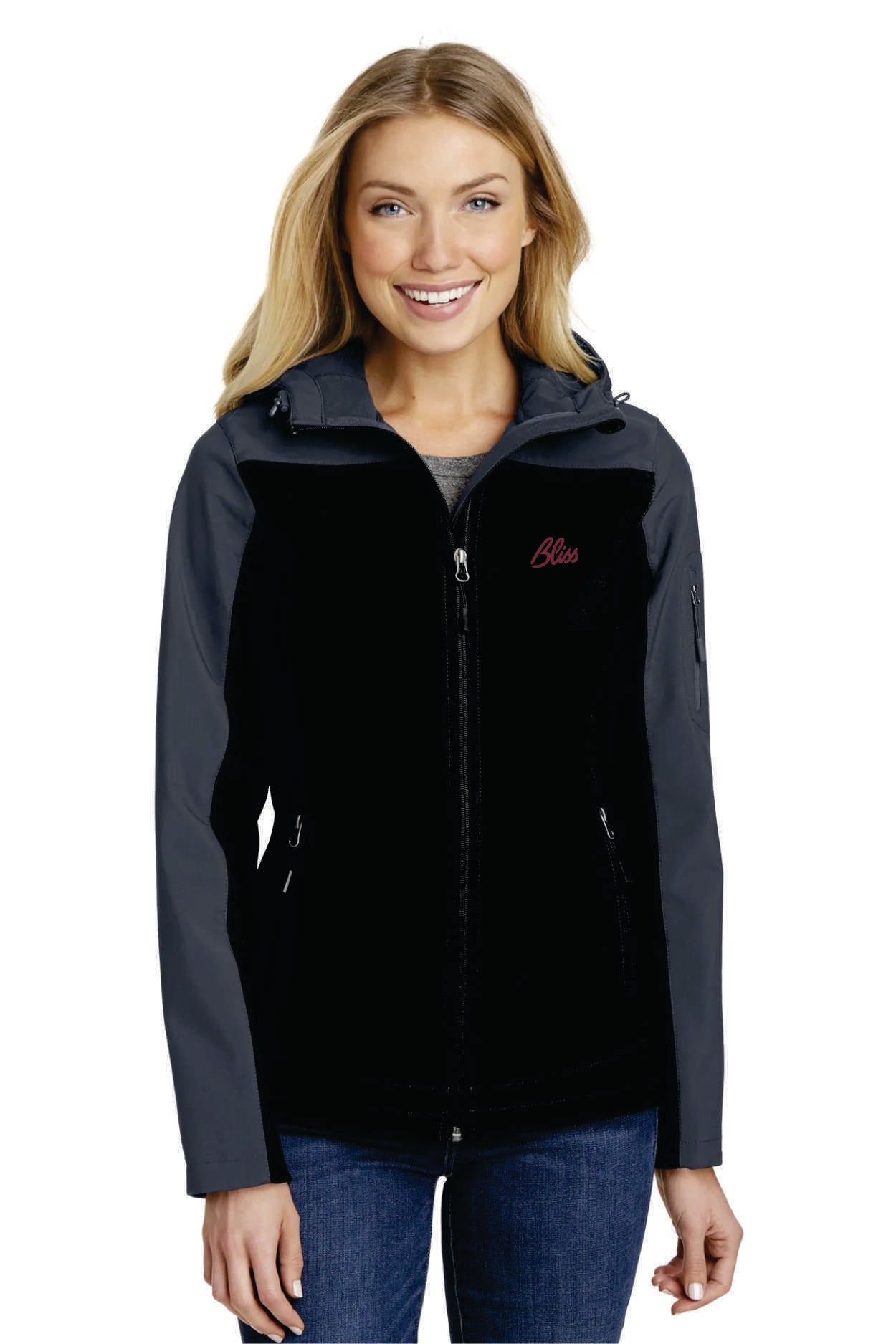 PA ® Ladies Hooded Core Soft Shell Jacket. L335