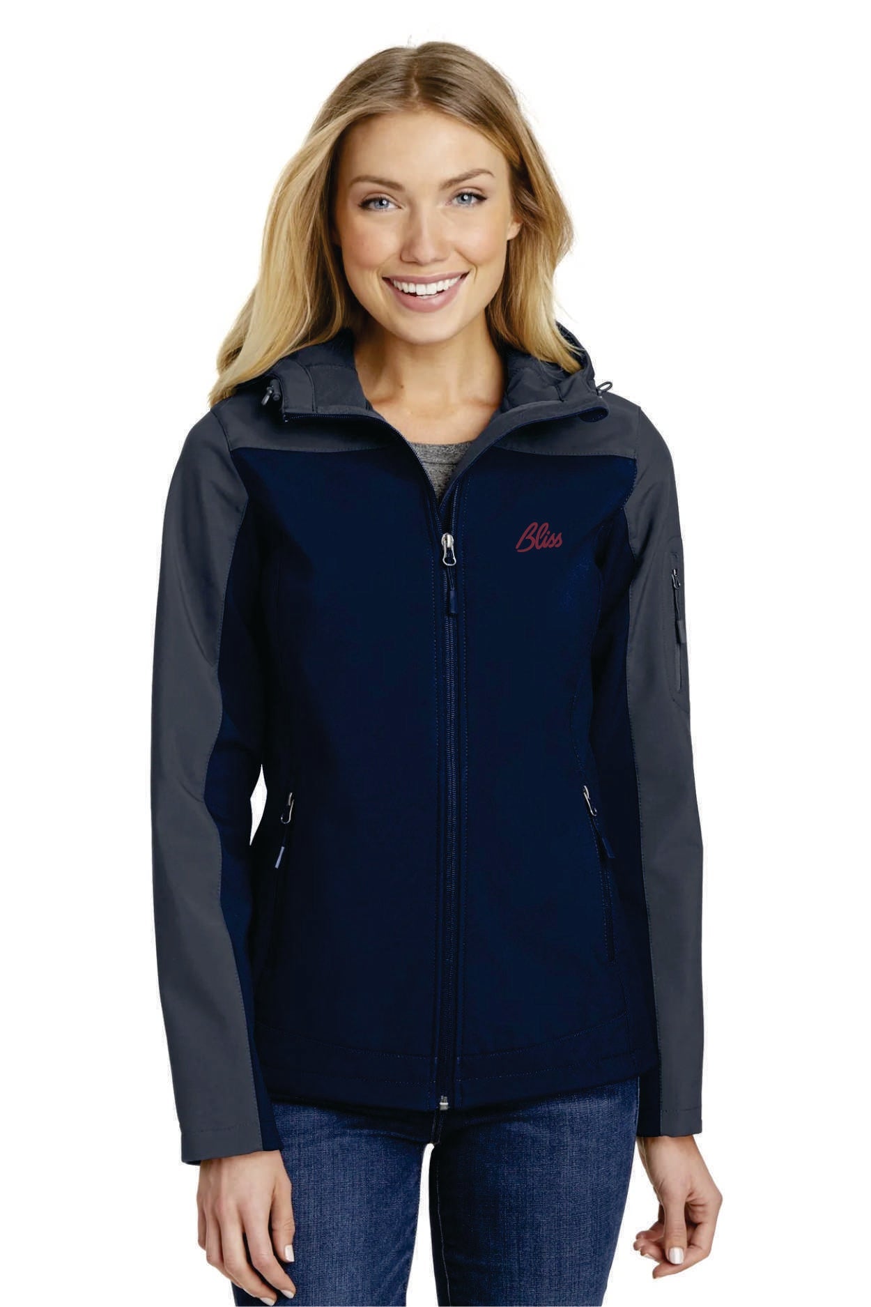 PA ® Ladies Hooded Core Soft Shell Jacket. L335
