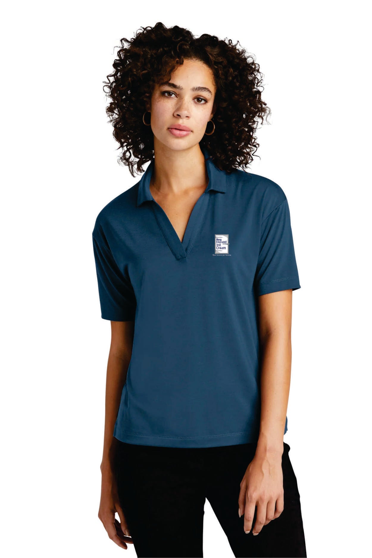 MERCER+METTLE Women's Stretch Jersey Polo MM1015_NEICC