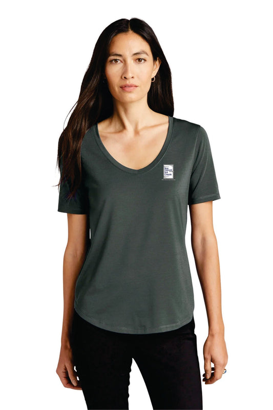 MERCER+METTLE Women's Stretch Jersey Relaxed Scoop MM1017