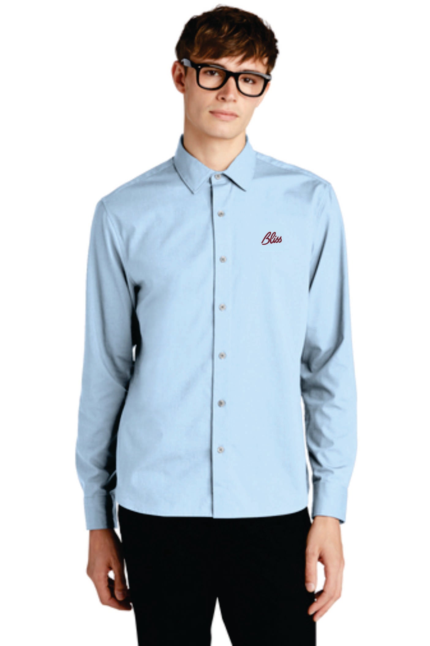 MERCER+METTLE Long Sleeve Stretch Woven Shirt MM2000