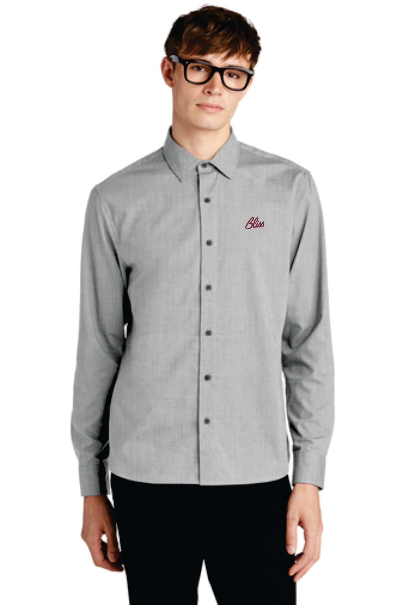 MERCER+METTLE Long Sleeve Stretch Woven Shirt MM2000